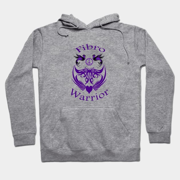 Fibro Warrior Hoodie by AmandaRain